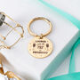 Personalised Funny Prosecco Metal Keyring, thumbnail 1 of 6