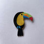 Toucan Iron On Patch, thumbnail 3 of 3