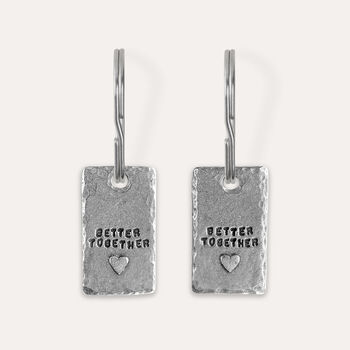 'Better Together' Heart Keyring Set For Couples, 5 of 6