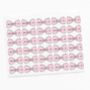 Personalised Pink Bow Iron On Clothing Name Labels, thumbnail 2 of 2