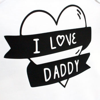 'I Love Daddy' Children's T Shirt, 2 of 4