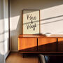Vino And Vinyl Handwritten Wall Art Print, thumbnail 2 of 7