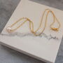 Love Story Pearl Necklace, thumbnail 2 of 3