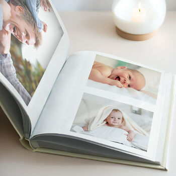 Personalised Silver Cross Square Photo Album, 5 of 7