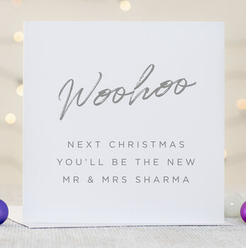'Next Christmas We'll Be Married' Christmas Card, 3 of 4