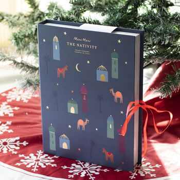 Personalised Nativity Paper Craft Advent Calendar, 8 of 9