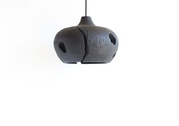 Black Wooden Chandelier, 5 of 6