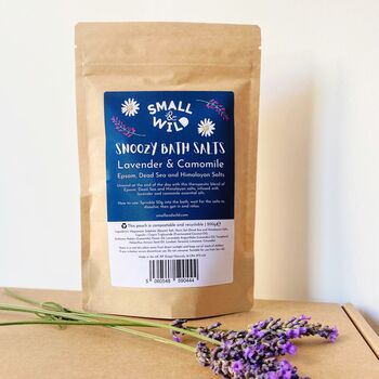Snoozy Lavender And Camomile Bedtime Bath Salts, 2 of 2