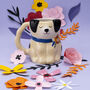 Ceramic Puppy Dog Snack Mug, thumbnail 1 of 5