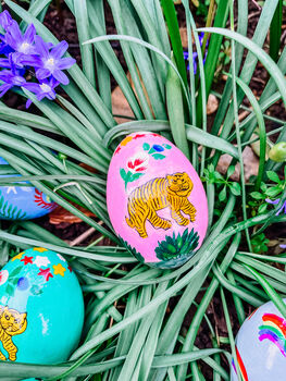 Decorative Hand Painted Easter Egg, 4 of 5