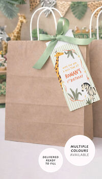 Safari Theme Party Bags For Kids Jungle Animal Birthday, 7 of 10