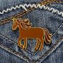 Horse Enamel Pin Badge, thumbnail 1 of 6