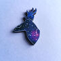 Wooden Cosmic Stag Pin, thumbnail 1 of 4