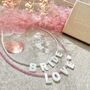Personalised Shell Letter Choker Necklace, thumbnail 8 of 9