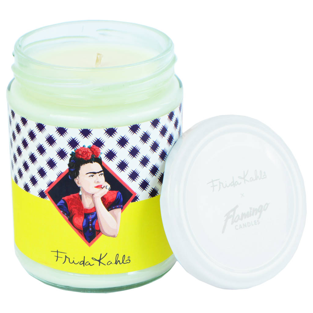 frida kahlo x flamingo candles cactus geo candle by flamingo candles ...