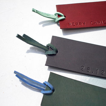Personalised Italian Leather Bookmark With Welsh Detail, 6 of 9