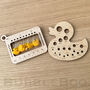 Duck Shaped Knitting Needle Gauge And Stitch Marker Set, thumbnail 3 of 6