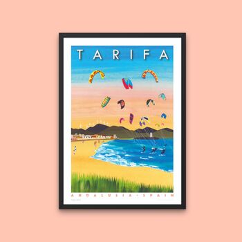 Tarifa Kite Surfers, Spain Travel Print, 8 of 8