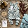 Whale Waves Organic Romper, thumbnail 1 of 3