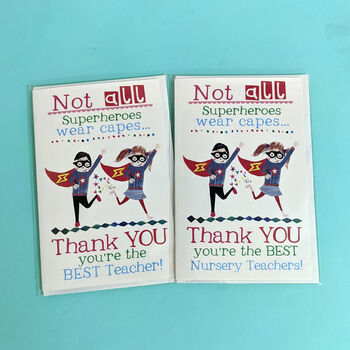 Personalised Superhero Teacher Card, 2 of 12