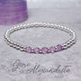 June Birthstone Bracelet Alexandrite Or Pearl, thumbnail 1 of 8