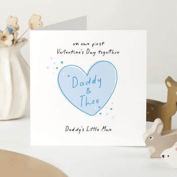 First Valentine’s Day Daddy Card From Daughter Or Son Our First Valentine’s Together, 2 of 5