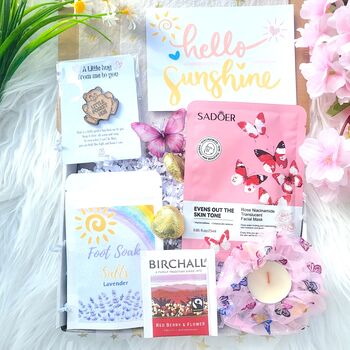 Hello Sunshine Butterfly Cheer Up Box | Pick Me Up Care Package | Birthday, 3 of 12