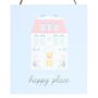 This Is Our Happy Place Pastel House Hanging Sign, thumbnail 3 of 4