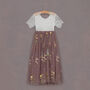 Enchanted Flower Girl Occasion Dress Heather Mauve, thumbnail 4 of 11