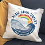 Personalised New Baby Mountain Adventure Cushion, thumbnail 2 of 9