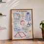The 10 Essentials Outdoor Adventure Print | Hiking Illustration Poster, thumbnail 2 of 5