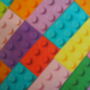 Bright Lego Style Multi Coloured Blocks Lampshade, thumbnail 5 of 5
