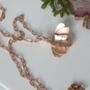 Bee Necklace, Sterling Silver And Rose Gold Plated, thumbnail 8 of 10