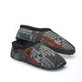Mitch Aztec Patterned Mens Slippers Indoor/Garden Shoes, thumbnail 4 of 12
