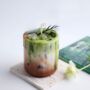 Personalised Iced Cocoa Matcha Latte Candle Gift Box With Free Greeting Card, thumbnail 2 of 5