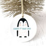 Baby's 1st Christmas Personalised Christmas Bauble, thumbnail 2 of 3