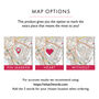 New Home Personalised Map Print, thumbnail 2 of 11