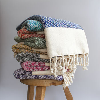 Personalised Cotton Throw, Gift For Nanny, 8 of 10