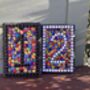 Rainbow Mosaic House Number Craft Kit, thumbnail 2 of 3