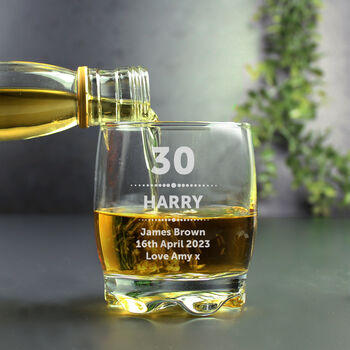 Engraved 40th Birthday Glass, 3 of 3