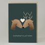 Deer 'Congratulations' Card, thumbnail 1 of 2