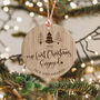 Your First Christmas Engaged Wooden Decoration, thumbnail 2 of 2