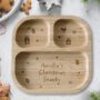 Personalised Christmas Dinner Bamboo Suction Plate, thumbnail 3 of 4