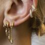Sienna Earring Gold Plated, thumbnail 4 of 5