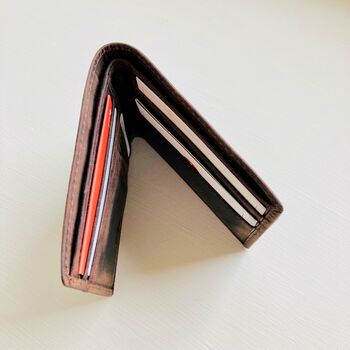 Vintage Leather Wallet ~ Rfid Protected, 8 of 8