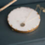 Personalised 9ct Gold Hammered Disc Necklace, thumbnail 2 of 3