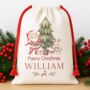 Personalised Santa And Friends Christmas Sack, thumbnail 2 of 5