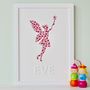 Personalised Girl's Fairy Picture, thumbnail 1 of 9