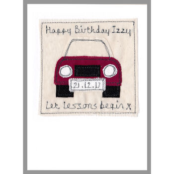 Personalised Car 21st Birthday Card For Him, 7 of 9