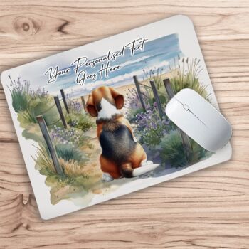 Personalised Beagle Dog Beach Walk Collection, 6 of 7